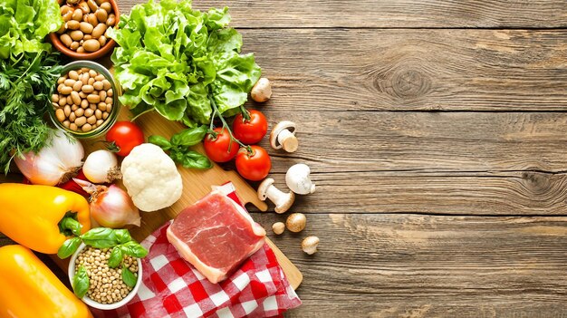 Ingrediente proaspete pe masă